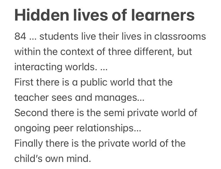 Quote 7 from Graham Nuthall’s Hidden Lives of Learners.
Find out more on Bluesky at timinwinchester.bsky.social