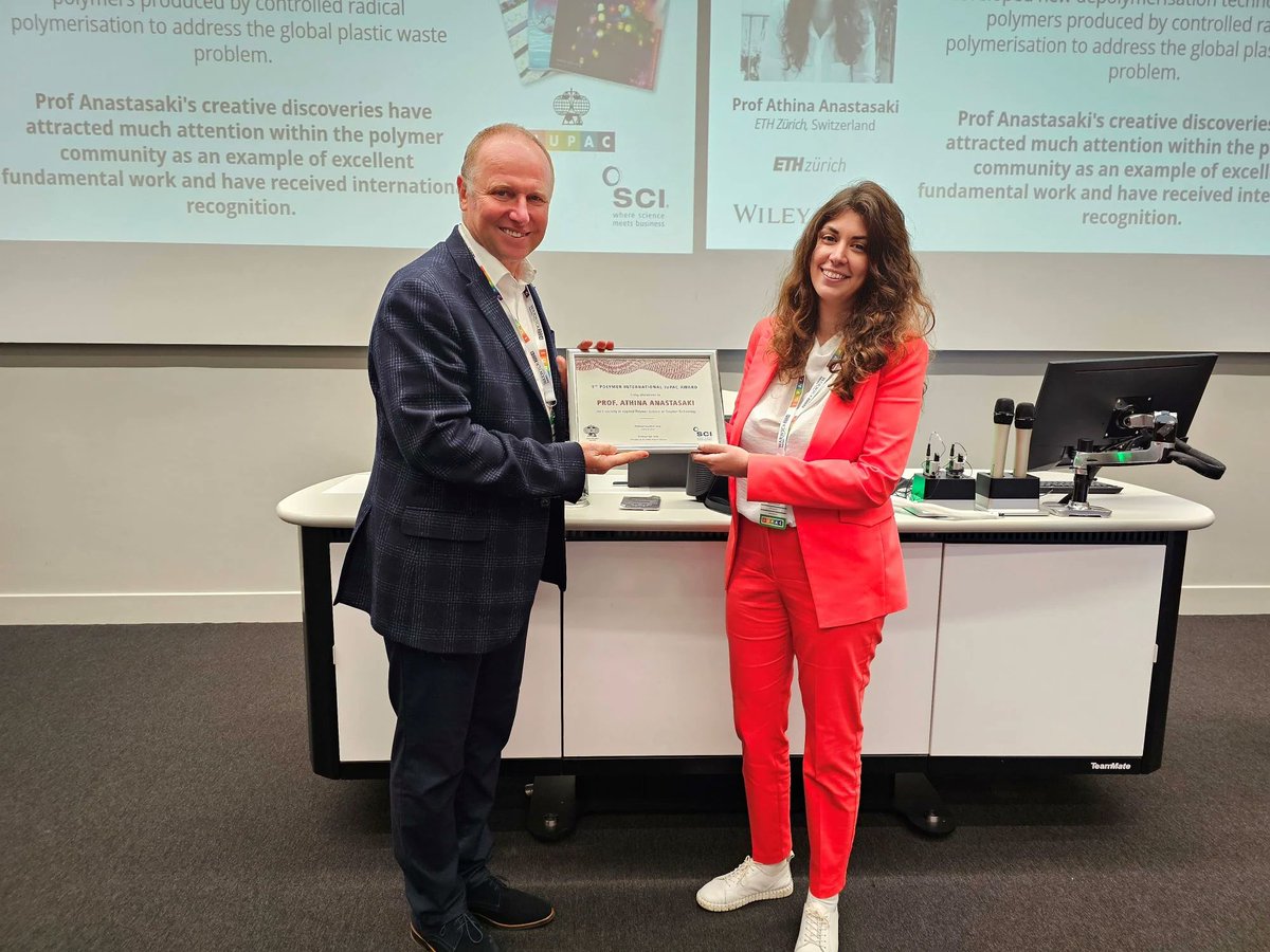 SCNAT Platform Chemistry (@scnatchemistry) on Twitter photo Belated congratulations to <a href="/AthinaAnastasa1/">Athina Anastasaki</a> for your Polymer International-IUPAC Award by <a href="/IUPACPolymer/">IUPACPolymerDivision</a> and <a href="/SCIupdate/">SCI – Where Science Meets Business💡</a>!
iupac.org/9th-polymer-in… Belated congratulations to <a href="/AthinaAnastasa1/">Athina Anastasaki</a> for your Polymer International-IUPAC Award by <a href="/IUPACPolymer/">IUPACPolymerDivision</a> and <a href="/SCIupdate/">SCI – Where Science Meets Business💡</a>!
iupac.org/9th-polymer-in…