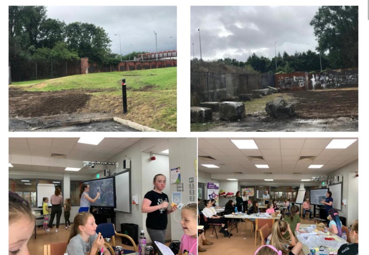 Our children want to say a big thank you <a href="/ElmajriBlack/">Rachael Nadia Elmajri Black</a> <a href="/PlanQUB/">QUB Planning School</a> the past few years Summer Schools have been wonderful. 

We hope that working together &amp; with genuine co-design our city can become child friendly <a href="/belfastcc/">Belfast City Council</a> <a href="/SEUPB/">SEUPB</a> <a href="/WestBelfastPB/">WBPB</a>