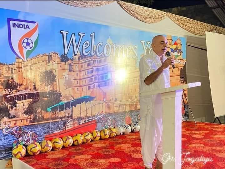 वरिष्ठ भाजपा नेता कर्नल Manvendra Singh Jasol  ( पूर्व सांसद एवं पूर्व विधायक ) राजस्थान फुटबॉल संघ के लगातार तीसरी बार प्रदेश अध्यक्ष निर्वाचित <a href="/ManvendraJasol/">Manvendra Singh</a>