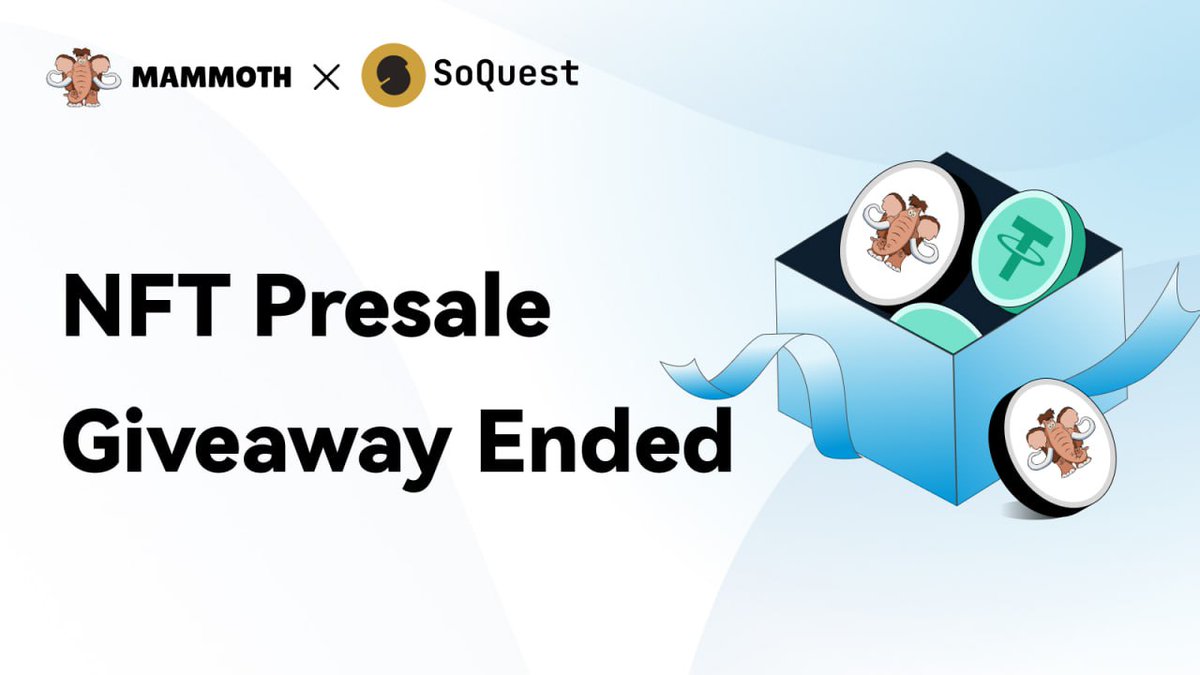 🔔 Campaign Update! 🔔

Our NFT Presale Giveaway has officially concluded! 🎉 Thank you to everyone who participated.

We’ll be conducting a lucky draw from our whitelist, and the winners will receive their share of the prize pool directly to their wallets.

No need to