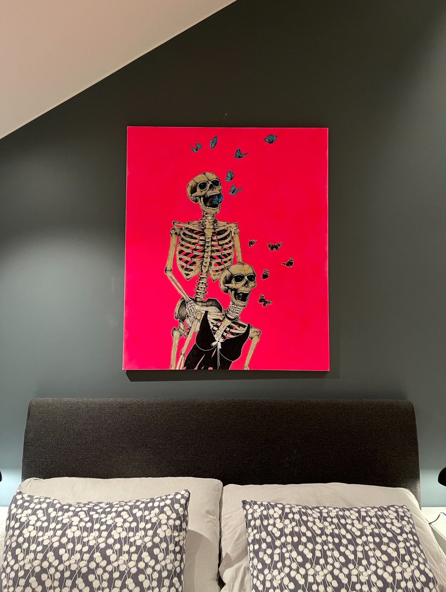 Kunde med lite veggplass i leilighet. Da må man ned i format fra 100 x 120 til 30 x 40. Flinke folk på trykkeriet fikser det meste. Syns det ble bra. 

#reinsnoshaandverk