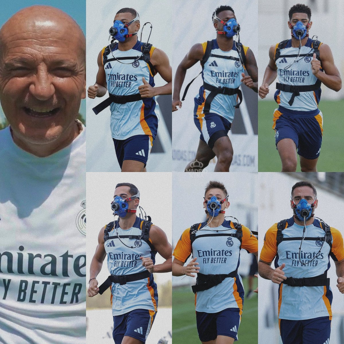 ❗🥽 Antonio Pintus has developed a method where the players do a stress test with a portable system to measure maximum oxygen capacity (VO2 max). The mask is used to determine the footballer's respiratory capacity through an electrocardiogram and the analysis of gases.

The