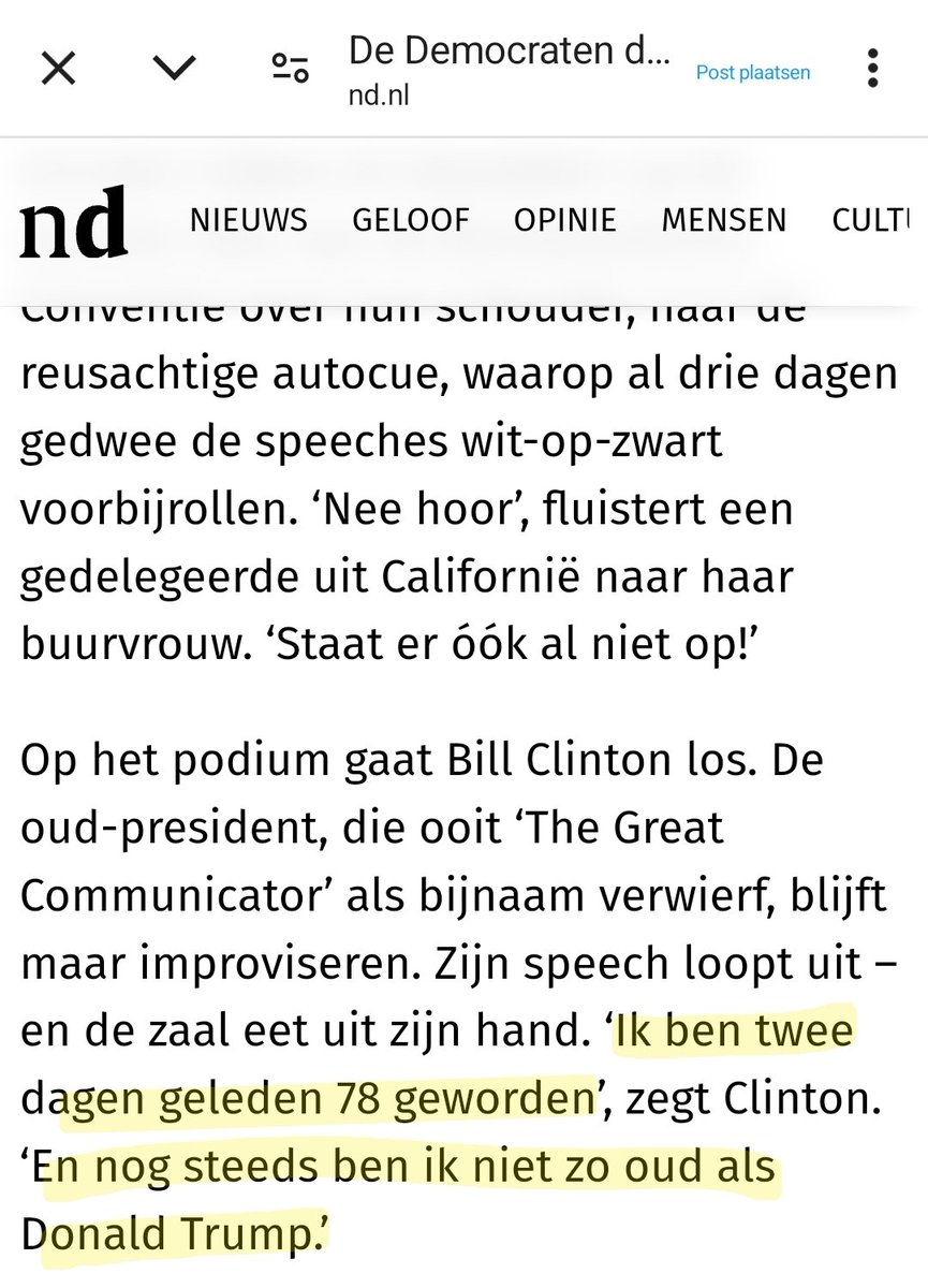 caspersmits's tweet photo. @ndnl Toch vreemd, hoor, dat de democraten het nu regelmatig over de leeftijd van #Trump hebben (en dat telkens in de 'strijd' gooien), terwijl een paar weken geleden hun eigen kandidaat nog veel ouder was. https://t.co/RC43Npkh1I