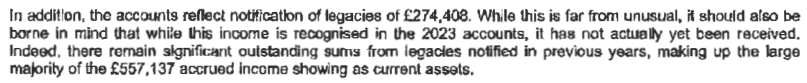 GarySaddler2's tweet photo. @theSNP accounts for 2023 have been published. They make interesting reading. They appear to have turned an £800k deficit into a surplus of £442k. Quite a turnaround. However, all might not be a rosy as it seems.
One thing that jumped out to me was this note. 
1/6 https://t.co/hIWWbWSMlg
