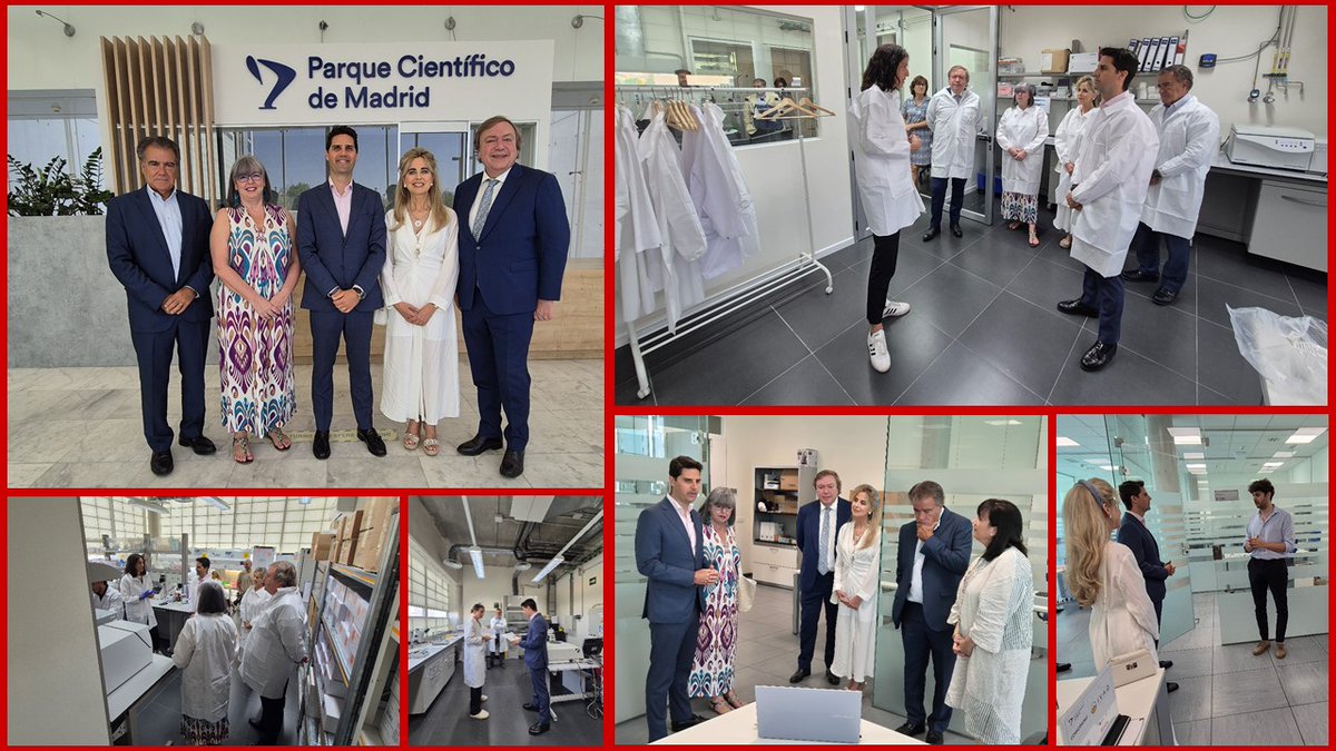 📸Ayer recibimos la visita de una delegación de la  <a href="/ComunidadMadrid/">Comunidad de Madrid</a> encabezada por el consejero de #Educación, Emilio Viciana, para conocer la actividad de las empresas <a href="/BiohopeS/">BIOHOPE Scientific</a> <a href="/lifesometx/">Lifesome Therapeutics</a> #OrbitalParadigm y #DigitalEarthSolutions ¡Gracias!