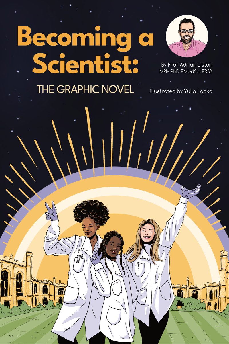 St Catharine's College (@catz_cambridge) on Twitter photo Superheroes have origin stories but what about <a href="/Cambridge_Uni/">Cambridge University</a> scientists? To inspire young readers Catz Fellow Prof. Adrian Liston (2023) & illustrator Yulia Lapko tell the story of the 12 scientists in 'Becoming a Scientist: The Graphic Novel': caths.cam.ac.uk/graphic-novel <a href="/LabListon/">Adrian Liston</a> Superheroes have origin stories but what about <a href="/Cambridge_Uni/">Cambridge University</a> scientists? To inspire young readers Catz Fellow Prof. Adrian Liston (2023) & illustrator Yulia Lapko tell the story of the 12 scientists in 'Becoming a Scientist: The Graphic Novel': caths.cam.ac.uk/graphic-novel <a href="/LabListon/">Adrian Liston</a>