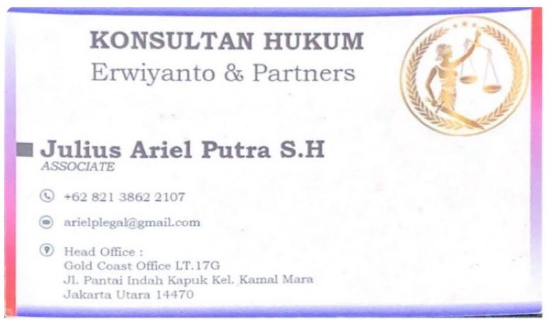 Buat teman-teman Interisti atau lainnya yang ikut aksi hari ini kami dari FN lewat rekan kami Julius Ariel Putra S.H bersedia melakukan pendampingan hukum gratis apabila ada kriminalisasi atau menjadi 'Korban' penangkapan pada saat demo hari ini.

Boleh hubungi nomor dibawah ⤵️