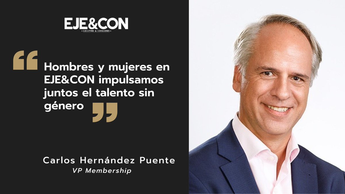 AsocEyC's tweet photo. 🌟 En @AsocEyC #EJECON, hombres y mujeres trabajamos juntos para impulsar el talento sin género. El VP #CarlosHernándezPuente nos comparte su visión en esta entrevista 👉https://t.co/gWY9vtuYym
#soyEJECON #TalentoSinGénero https://t.co/vgQAhcHfFN