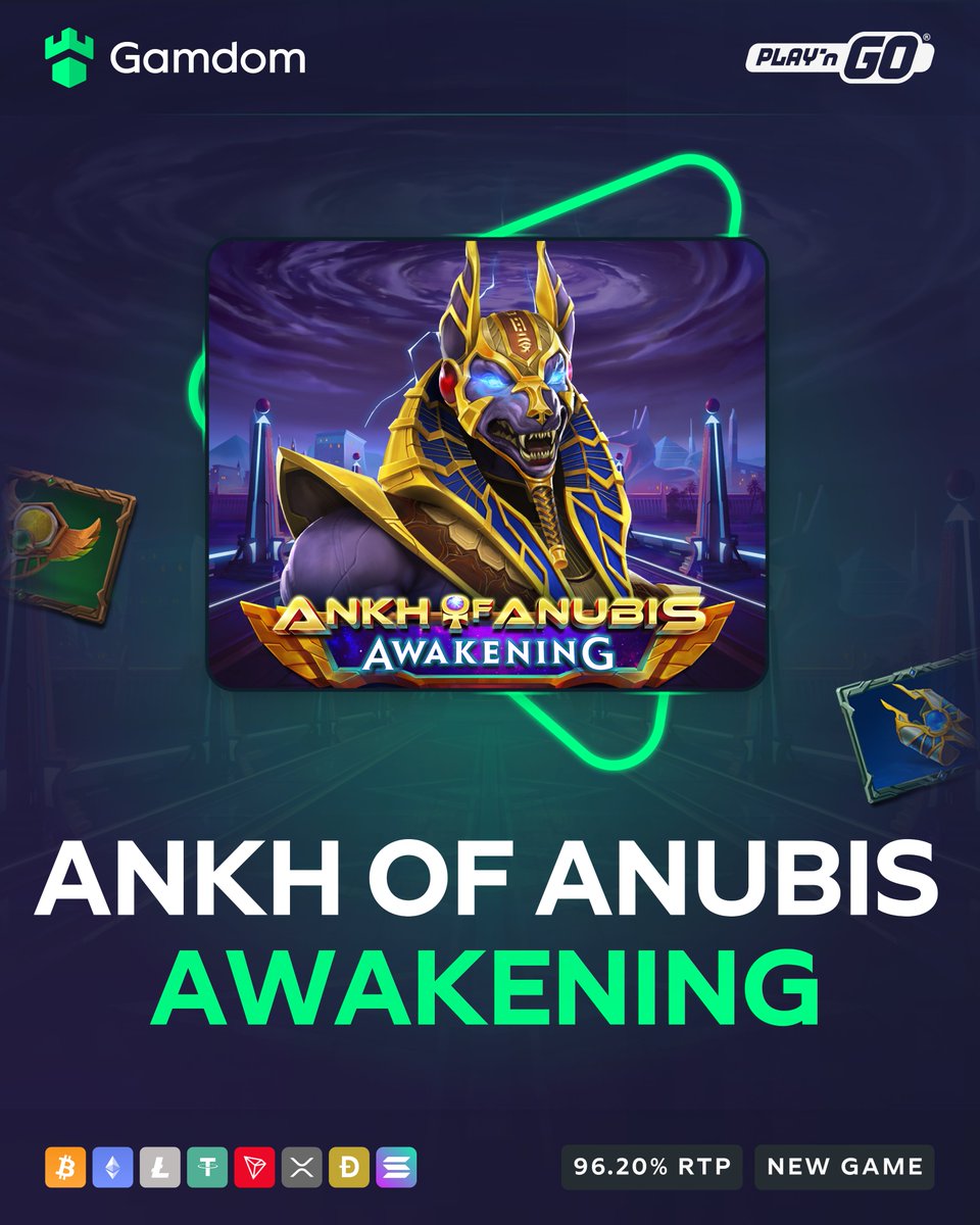 🪙 New Game: Ankh of Anubis Awakening by Play’n GO! 🪙

Explore a unique twist on ancient Egypt with Ankh of Anubis Awakening and win up to 15,000 times your bet!💰

-💚 + 🔁 + Tag a friend + Drop your userID for a shot at FREE spins!

🔗gamdom.com/casino/Ankh%20…