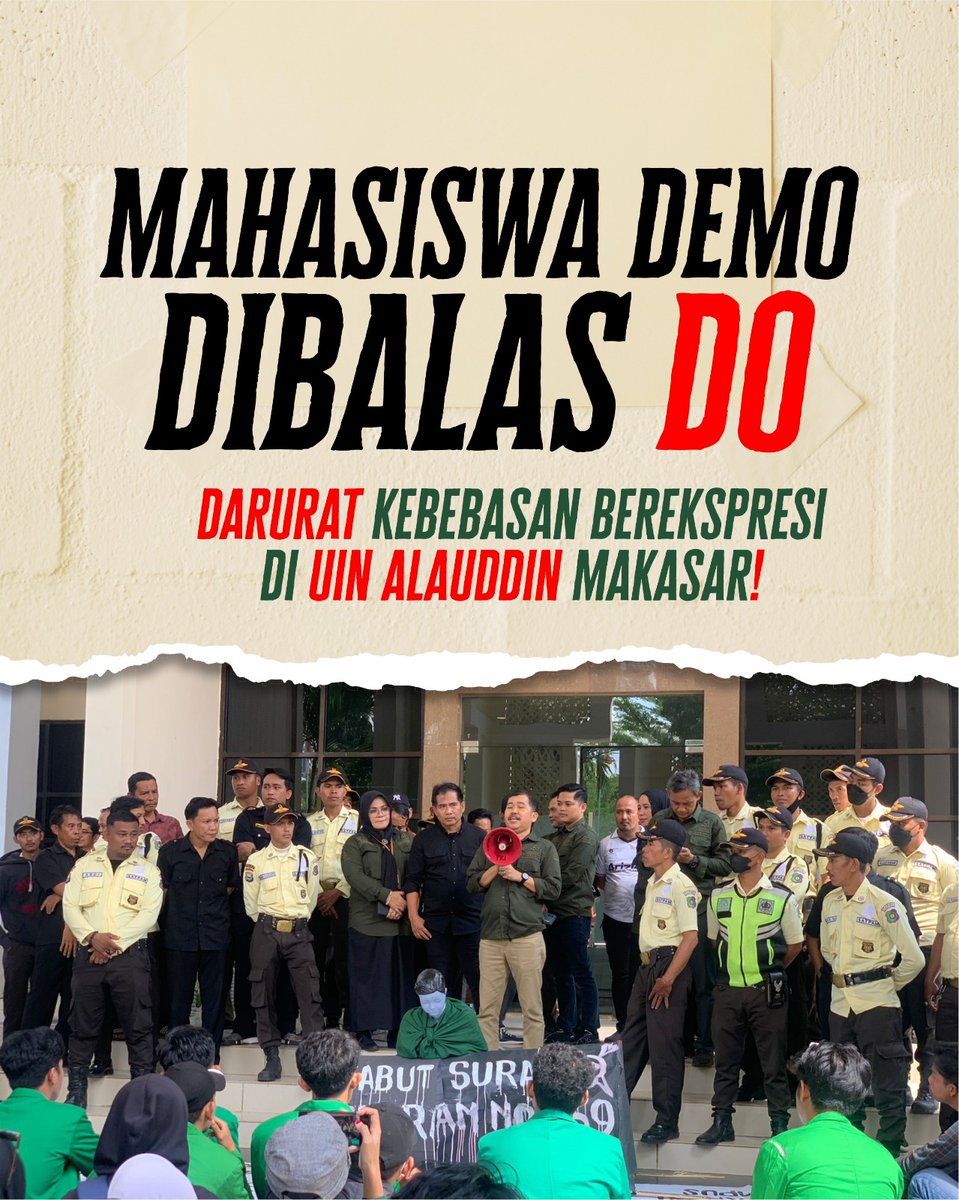 suluhpergerakan's tweet photo. Kawan kita dikeluarkan dari kampusnya sebab mengkritisi sang REKTOR !!! https://t.co/UEqtVVdkUA