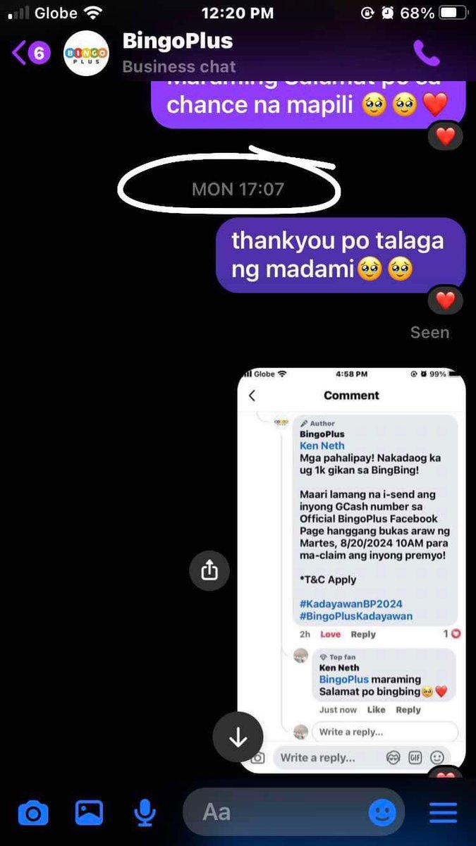 Gregorio_caliao's tweet photo. @Bingoplusph @pickme0xLucky @berlinasboom @galano_margie @jjsteephanie @dongkil166 @darylmicogm @anore_romnick @hwan_derful @Mathsterrrrr @oxxCora06 @yespickmeup31 @BarnedoLiezel @sapidali_gale @RegineDulay24 @win88_ Sana mapansin mona message ko sa Facebook bingbing halos lunes papo ako nag send ng details bingbing kailangan korin po kasi boss bingbing sana maseeen mona po😭😭😭😭 @Bingoplusph https://t.co/ufWPEGgEEK