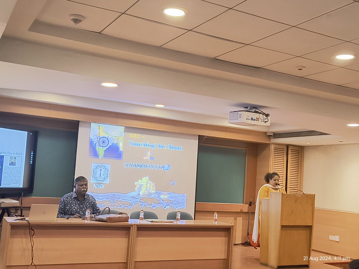 iacskolkata's tweet photo. National Space Day was celebrated at IACS on 21st August, 2024.
#IndiaDST https://t.co/tngP5RYz82