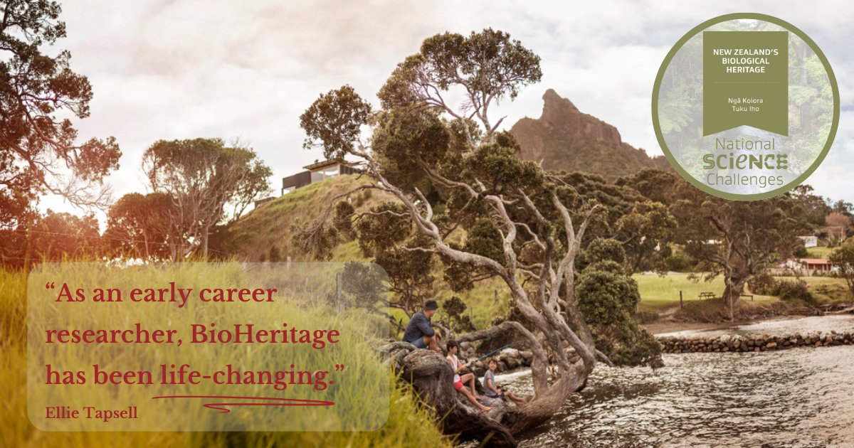 💬 “As an early career researcher, BioHeritage has been life-changing.” –  Ellie Tapsell

🔗 Explore our data repository: data.bioheritage.nz

🔗 View BioHeritage's final conference, Crazy &amp; Ambitious 4: tinyurl.com/383x9dcn