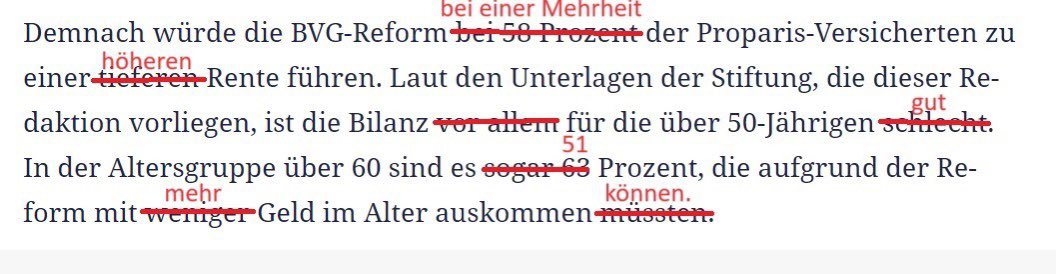 Lieber @renzfabian01 / <a href="/tagesanzeiger/">Tages-Anzeiger</a>, hier die Korrektur Eures proparis-Artikels aufgrund der korrigierten Zahlen. 😉

proparis.ch/wp-content/upl…

JA zur #BVG-Reform, NEIN zum Gewerkschafts-Bschiss.
@ja_bvg