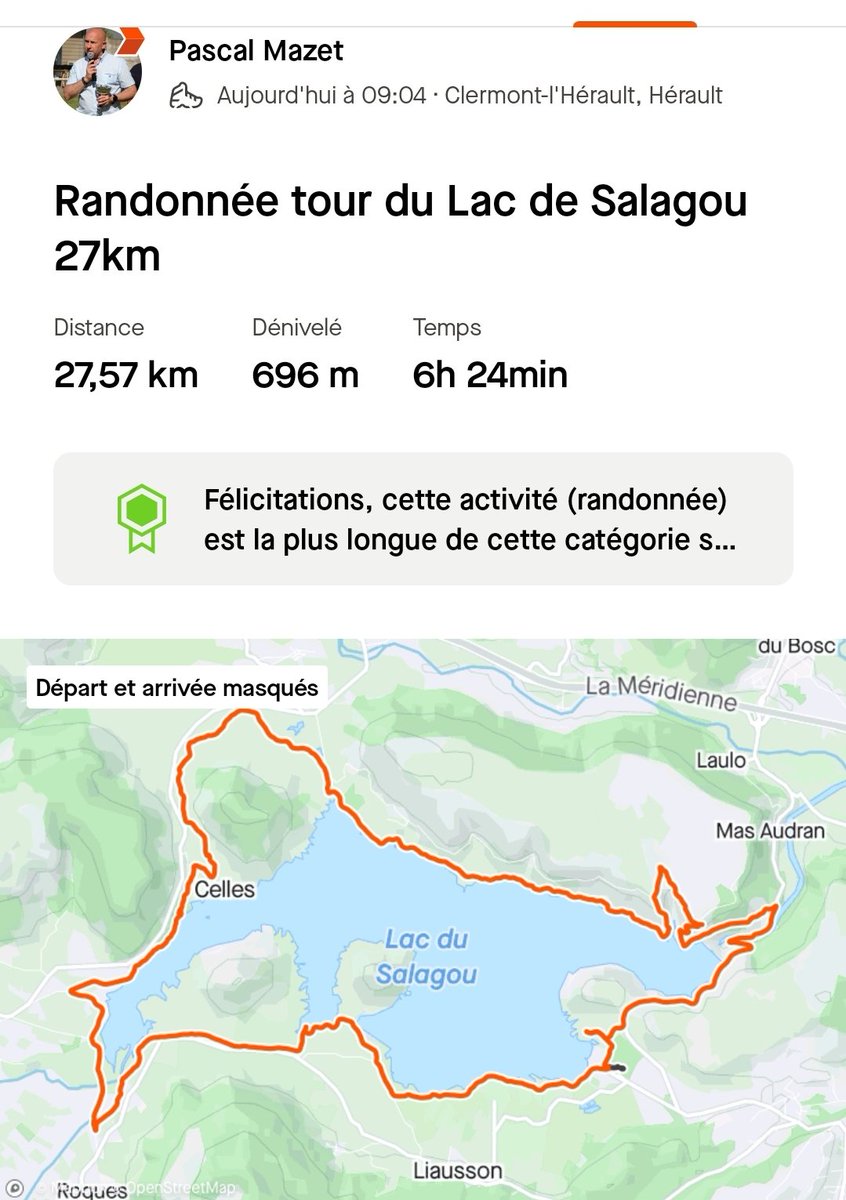 PascalMazet's tweet photo. Randonnée en @Occitanie  Tour du lac du Salagou. 27km dénivelé 696m
Vue superbe..  on se croirait dans le désert du nevada...mais on est dans le 34....... https://t.co/HGCkERJ5v0