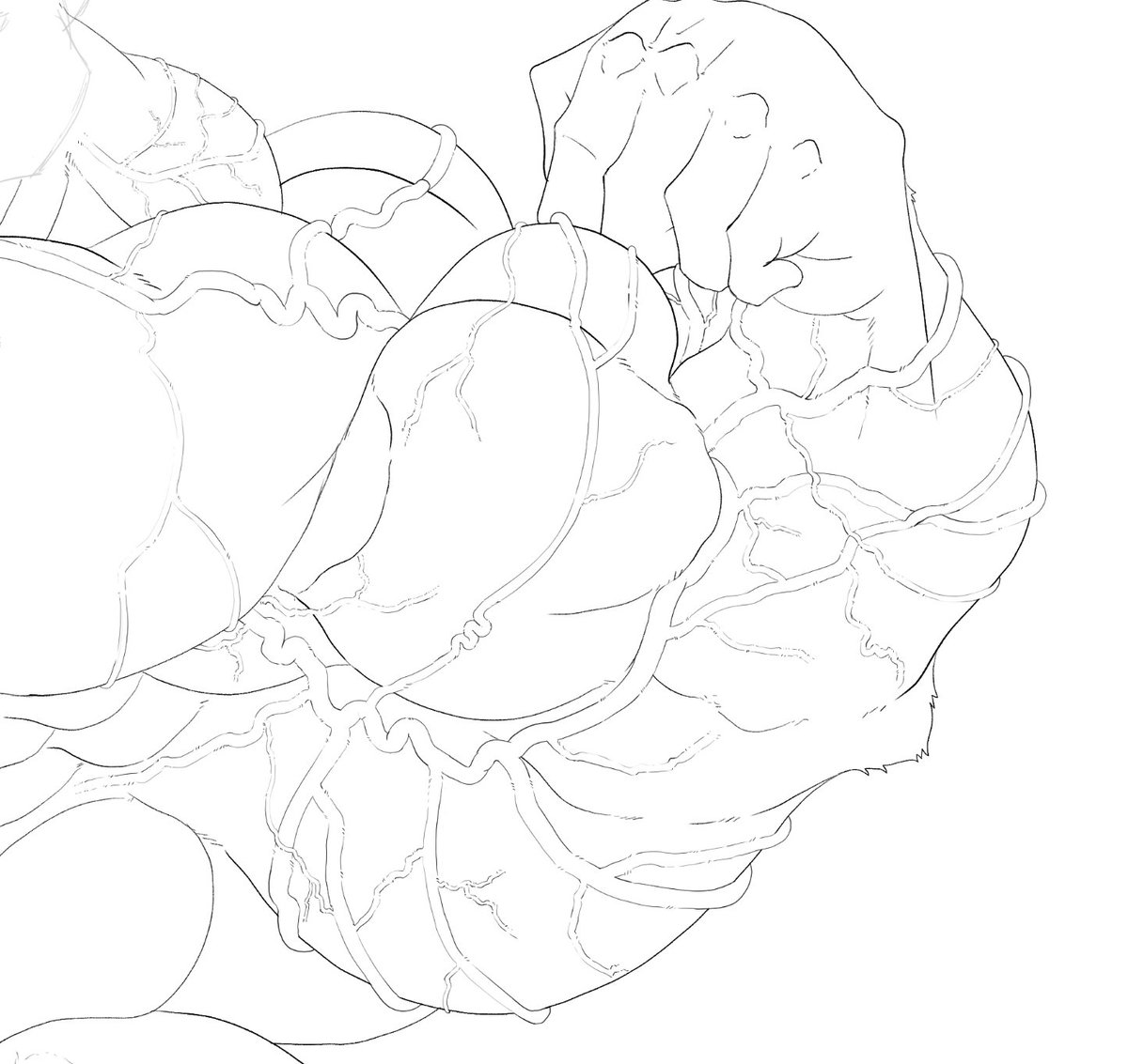Uh oh... I think I over did it on the veins...
Anyway I will open again for Ych slot soon. And this also part of the YCH. 
By the way is this OK?... what you guys think?