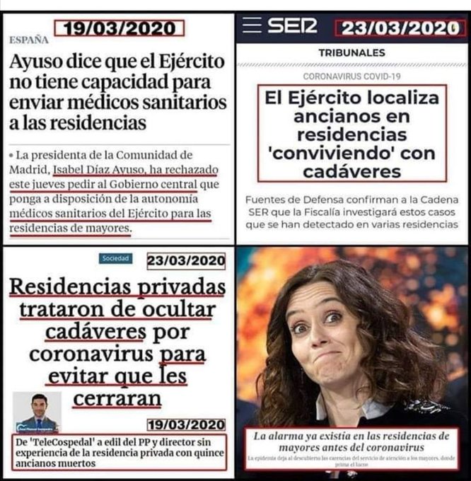 Vayapintatiene's tweet photo. ¿Los votantes de Ayuso conocen lo que hizo? https://t.co/SgXqj6USoN