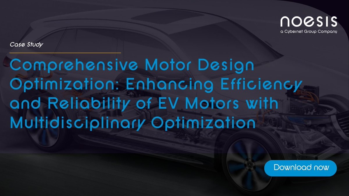 Download the case study now - buff.ly/4cxLnfB

Dive into our latest case study , showcasing how advanced tools like JMAG, and Optimus are advancing EV motor efficiency and durability through integrated EM and structural analysis.