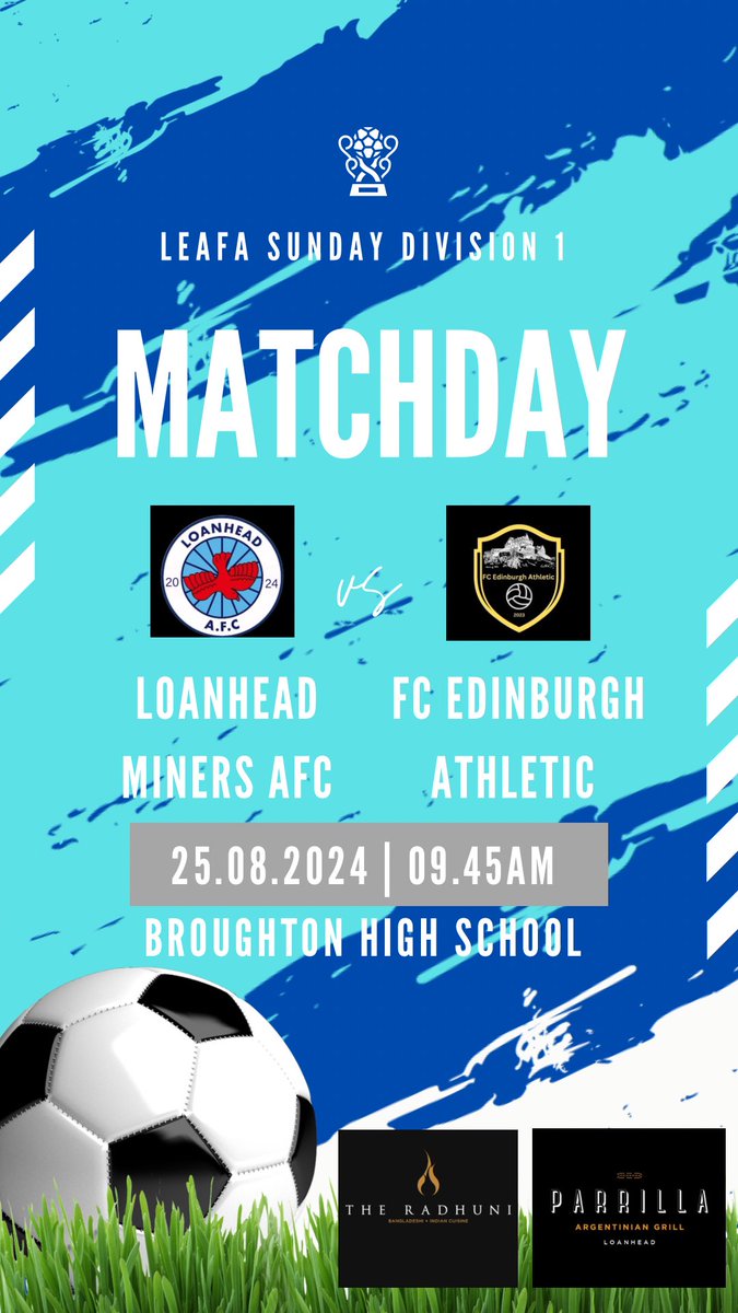 First away game of the season for the boys this Sunday.

Details 👇🏽