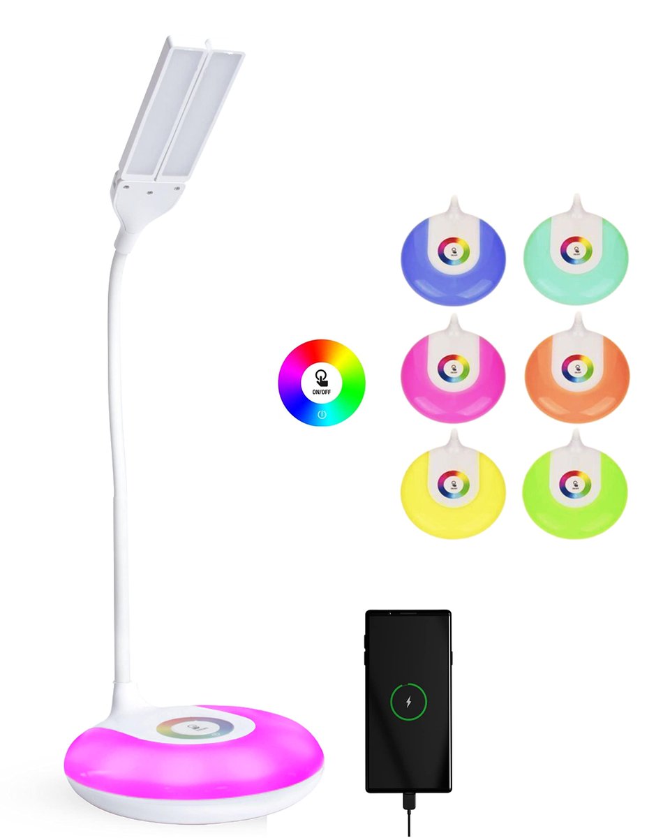 001eric1990's tweet image. One of Hot Selling Items In Amazon---🧐🧐

Rechargeable Gooseneck LED Desk Lamp🥳🥳

3 Modes Eye-Care RGB Bedside Light for Bedroom &amp;amp;Office🙌🙌