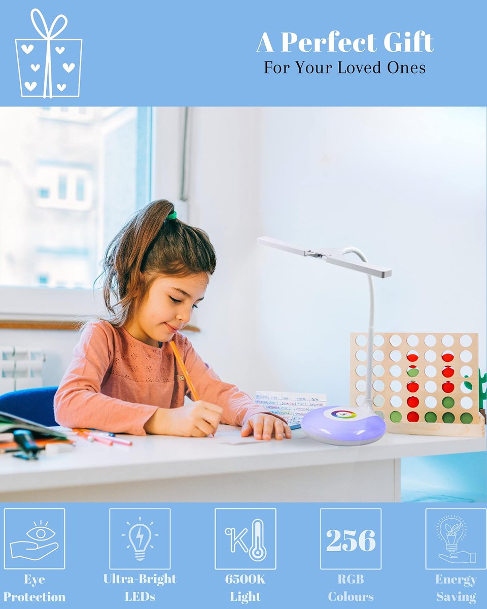 001eric1990's tweet image. One of Hot Selling Items In Amazon---🧐🧐

Rechargeable Gooseneck LED Desk Lamp🥳🥳

3 Modes Eye-Care RGB Bedside Light for Bedroom &amp;amp;Office🙌🙌