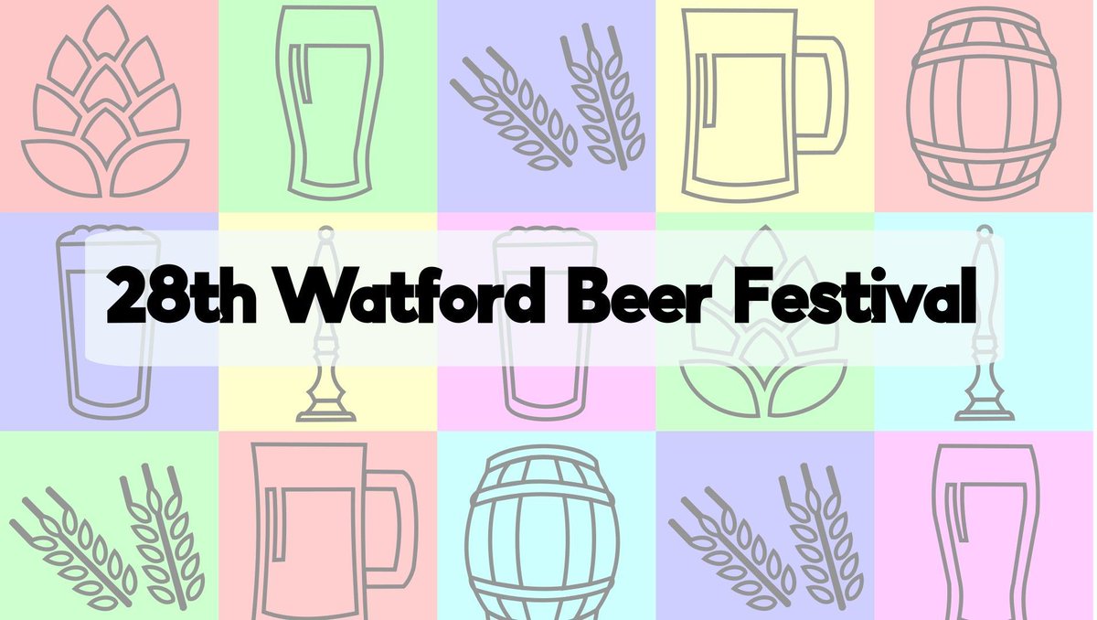 A reminder that the 28th Watford Beer Festival starts Thurs 22nd August. Venue: Halsey Masonic Hall, Rickmansworth Road, Watford, WD18 0JE. Thursday 22nd, 4pm - 11pm; Friday 23rd and Saturday 24th, 11am - 11pm. More information at the following website: buff.ly/3WVj9pt.