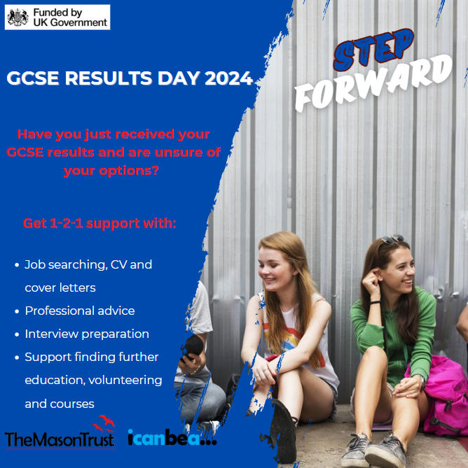 themasontrust's tweet photo. Good luck to everyone getting their GCSE results today!

Follow the link below to register with one of our dedicated mentors for 1-2-1 careers support: https://t.co/Q3lQl0UrbY https://t.co/CkQSXkP8jN