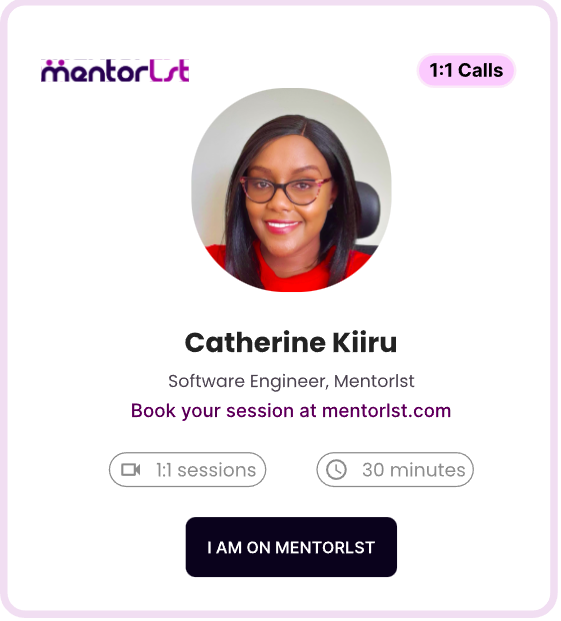CatherineKiiru's tweet photo. Finally on the mentorship train😊! 

I look forward to sharing insights on career transitions, figuring out my way with a non-traditional career path, overcoming challenges &amp; getting opportunities!

Book a 1:1 session with me &amp; let's chat on @Mentorlst https://t.co/1vMMDrKJw3 https://t.co/4fwg3yFQVh