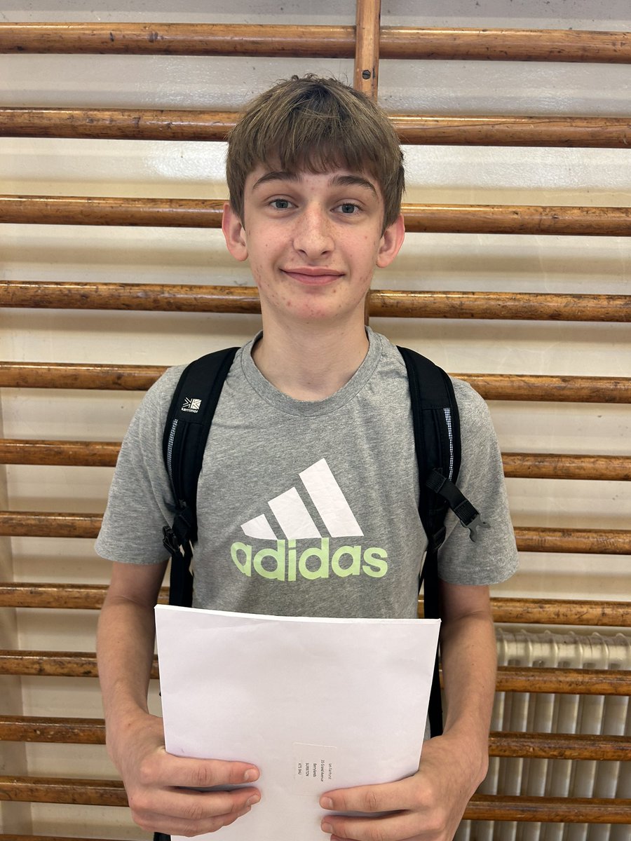 Ian achieved a whopping four grade 9s, three 8s, two 7s and two 6s in his GCSEs. He is especially proud of his results in Geography and Physics. He’ll be studying A Levels here at Hollyfield - and we couldn’t be more proud. 🤩 #GCSEResults2024 #legend