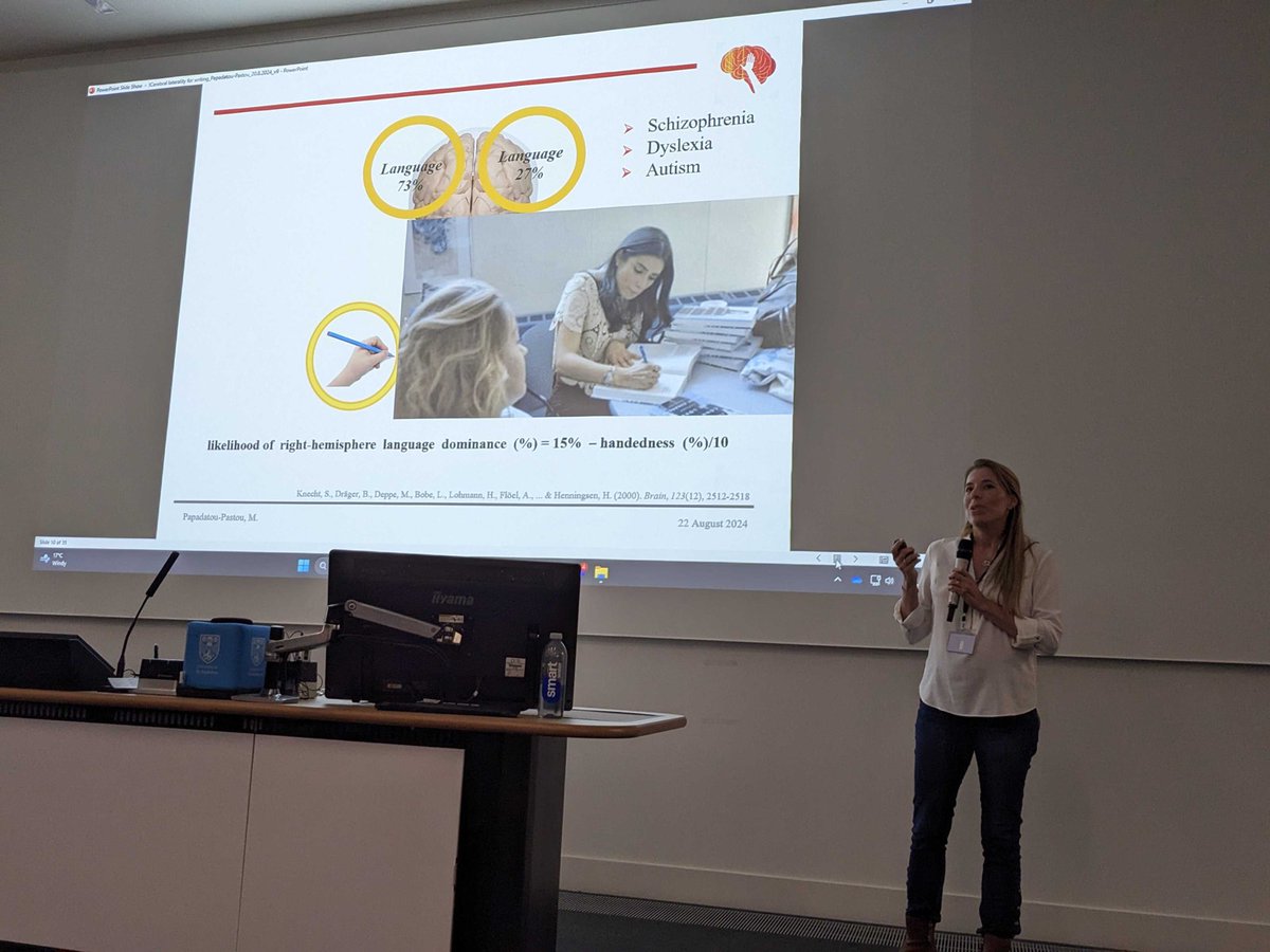 WRITE project (@writeproject2) on Twitter photo It was a true pleasure to take part in the <a href="/NorthSea2024/">North Sea Laterality Meeting</a>, where the PI of the <a href="/WRITEproject2/">WRITE project</a>, <a href="/MPapadatou/">Marietta Papadatou-Pastou</a> had the opportunity to present and discuss our findings regarding cerebral lateralization for writing in different handedness groups. #laterality #handedness #writing It was a true pleasure to take part in the <a href="/NorthSea2024/">North Sea Laterality Meeting</a>, where the PI of the <a href="/WRITEproject2/">WRITE project</a>, <a href="/MPapadatou/">Marietta Papadatou-Pastou</a> had the opportunity to present and discuss our findings regarding cerebral lateralization for writing in different handedness groups. #laterality #handedness #writing