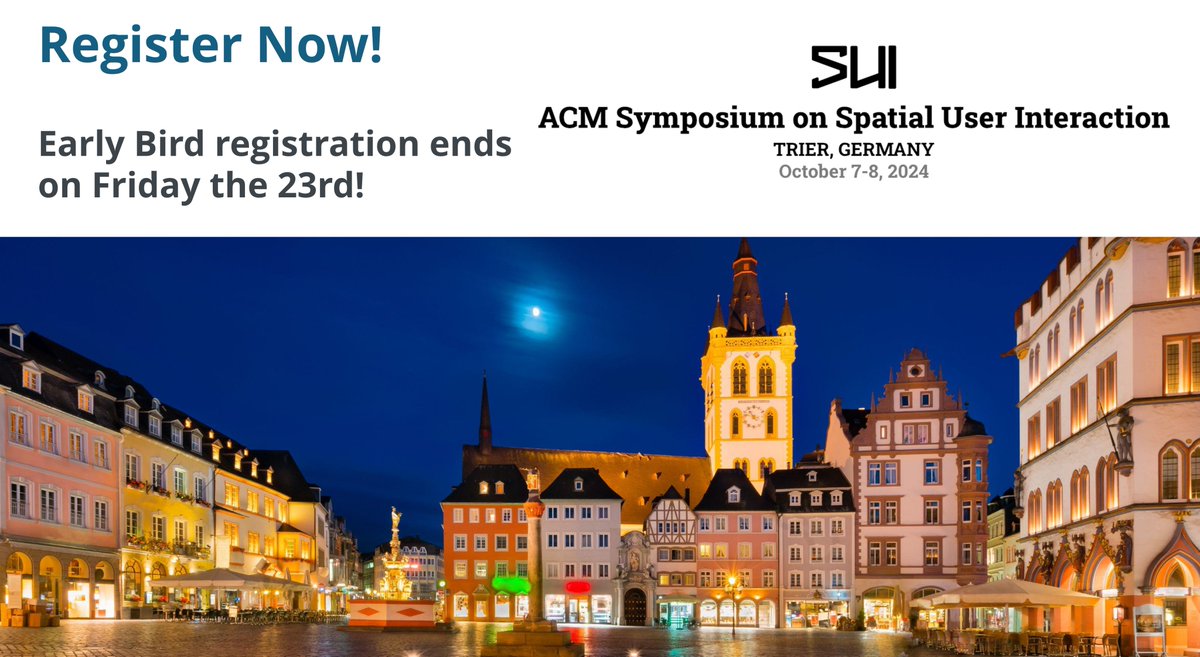 SUI 2024 registration is open! 
Register today or tomorrow and get an special Early Bird rate!