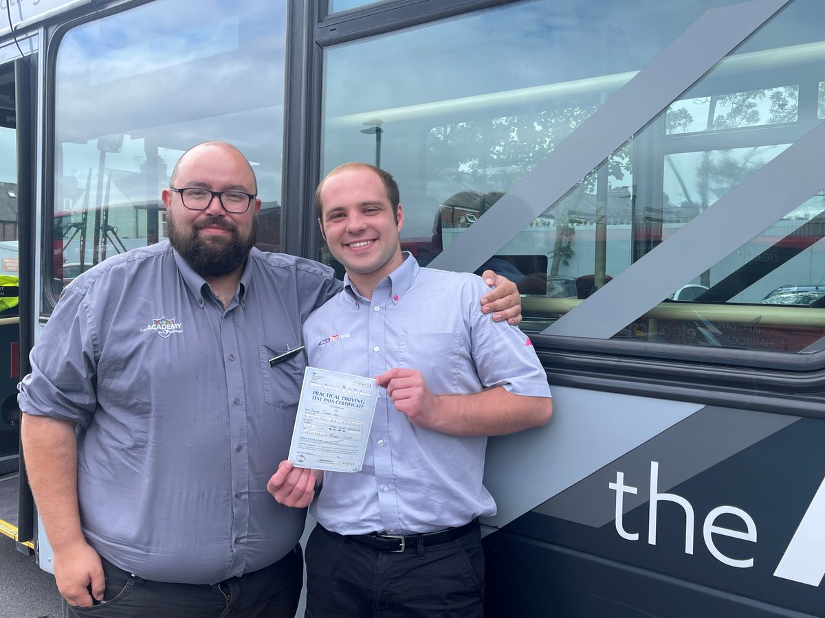 🥳Happy Friday and huge congratulations to Josh!🎉 He recently passed his driving test to join the family at <a href="/TeamPennine/">TeamPennine</a> in Waterloo. A huge thank you to his instructor Gav. 🙌 Keep a look out for Josh driving your bus soon!🚌
