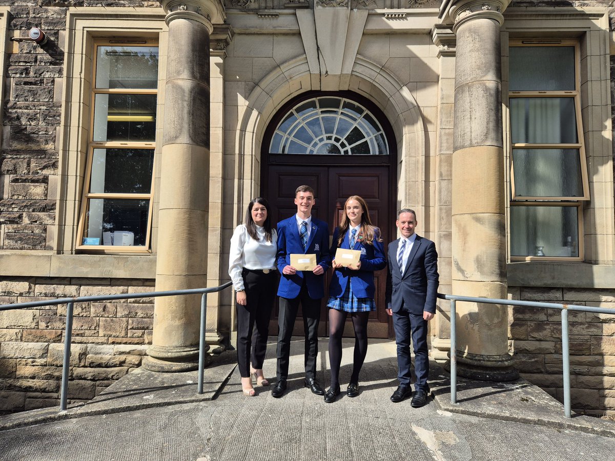 DalzielHigh's tweet photo. Congratulations to our newly appointed school captain, Alex Maxwell, and our school vice captain Hannah McDermott. We are sure they will excel in their new roles #SummaPetenda https://t.co/MbI7FNduBs