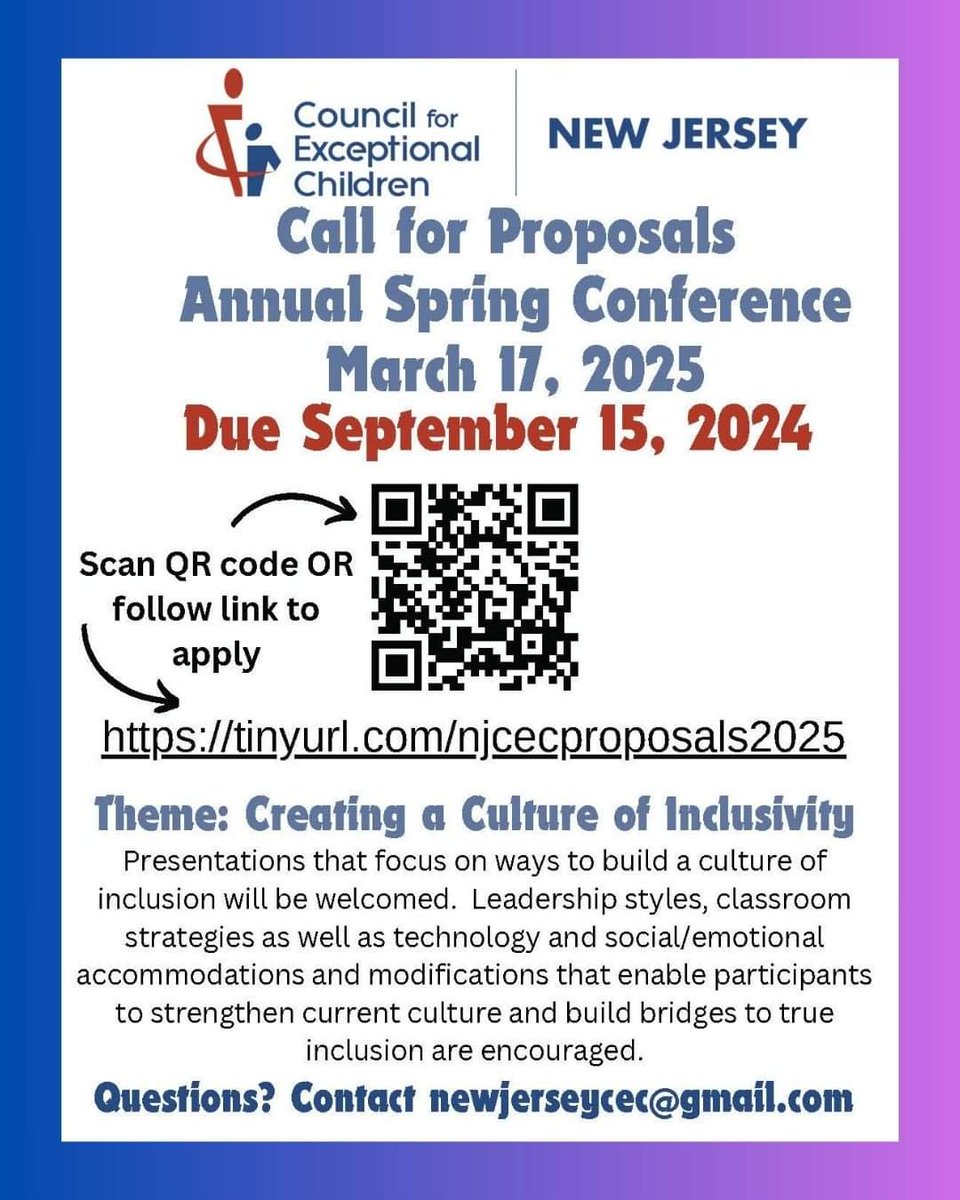 📣 Calling Presenters for the Spring State Conference!
👇

docs.google.com/forms/d/e/1FAI…