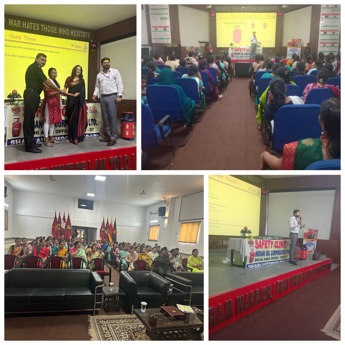IOCDelhiIDO's tweet photo. A safety clinic was organized today for Army Personals at 60 Brigade, Delhi Cantt by Shahi Automobiles,session focused on raising awareness about the safe usage of LPG and saw active participation of NFR vendors who seized the opportunity to showcase their products #SafetyFirst https://t.co/GxE3caBqhH
