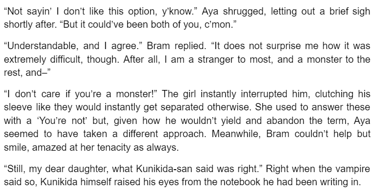 frankenjoly's tweet photo. 1) bramcraft + “lay down with me, just for a few minutes”
2) bram & aya + “i don’t care if you’re a monster!”
#bsd #bramcraft #aya #kunikida https://t.co/Ur0ScHGNTF