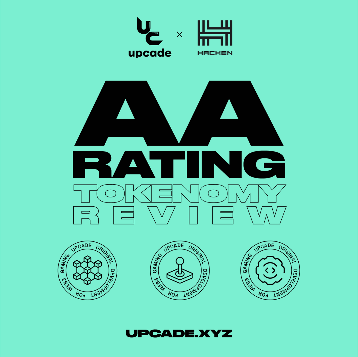 upcade_xyz's tweet photo. 📣 HUGE LEAP for the #UpcadeArmy! 📣

🚀 Our tokenomics just got the stamp of approval from @hackenclub with an AA rating! That's nearly the HIGHEST possible score! 🏆

🙌 Massive shoutout to the incredible team at Hacken for the thorough audit and recognizing the strength of our economic model. 💪

🎉 This is a testament to our commitment to building a sustainable and thriving gaming ecosystem.

🔥 Get ready for an epic journey with $UPCD! 

https://t.co/xh73FXZQVF 👈
The future of gaming is HERE!  ➡️ https://t.co/HEiFvxzqNu

 #Web3Gaming #Tokenomics #BlockchainGaming