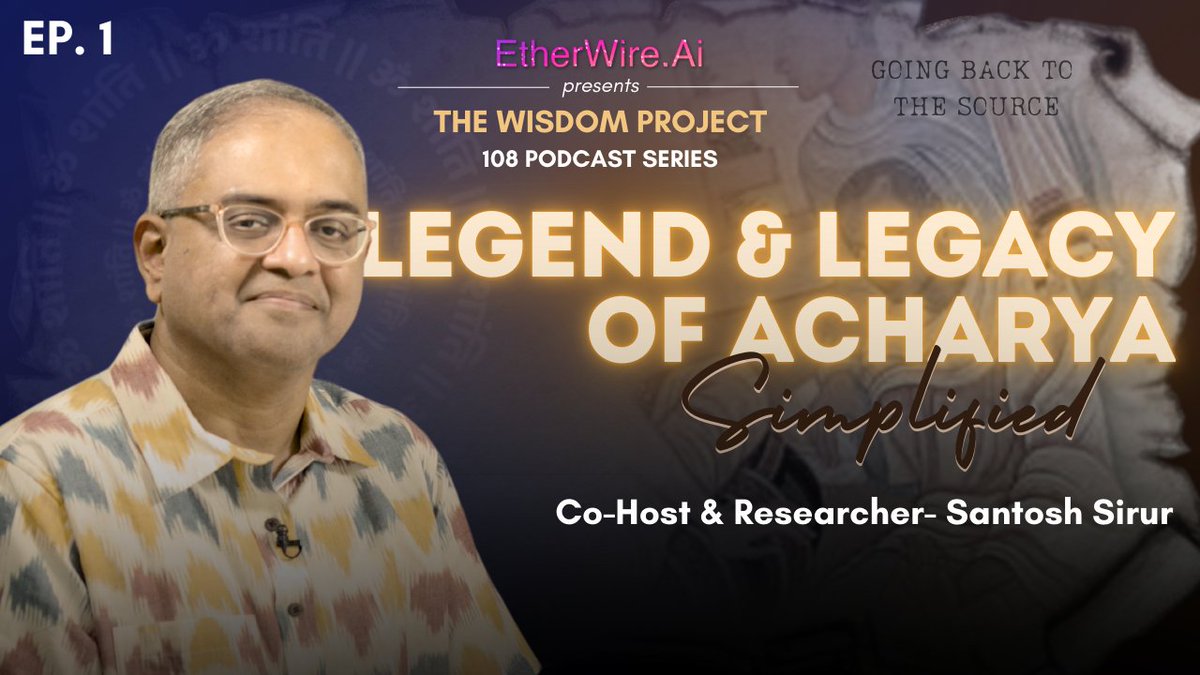jyotirai29's tweet image. Trailer Drop ! Watch @SirurS delve into the world of Chanakya, the legendary strategist and statesman with @rchanakyapillai on #thewisdomproject #108podcastseries on #etherwire #podcast #ancientwisdom