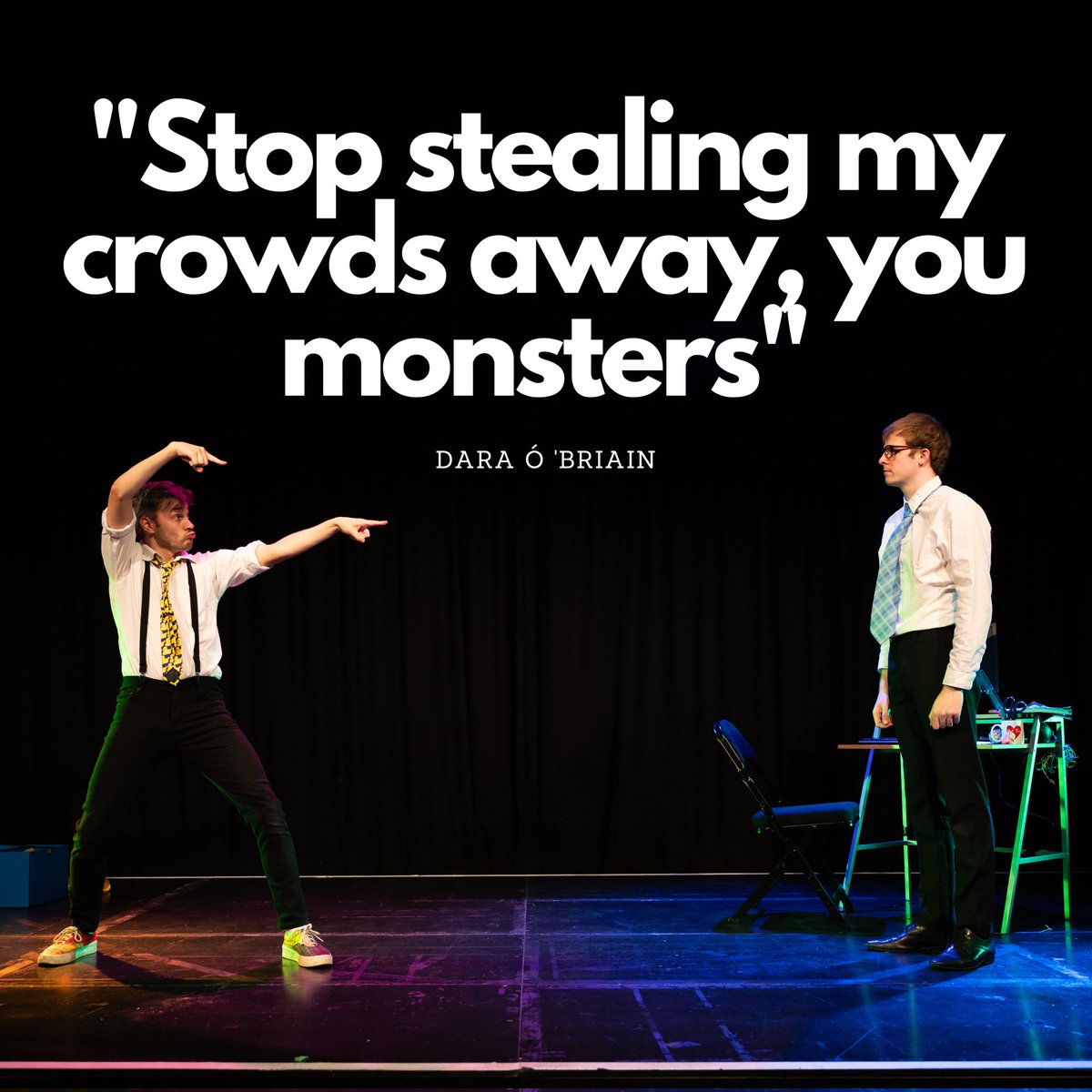Thank you for your kind words <a href="/daraobriain/">Dara Ó Briain</a> 

#UnleashYourFringe #mylasttwobraincells