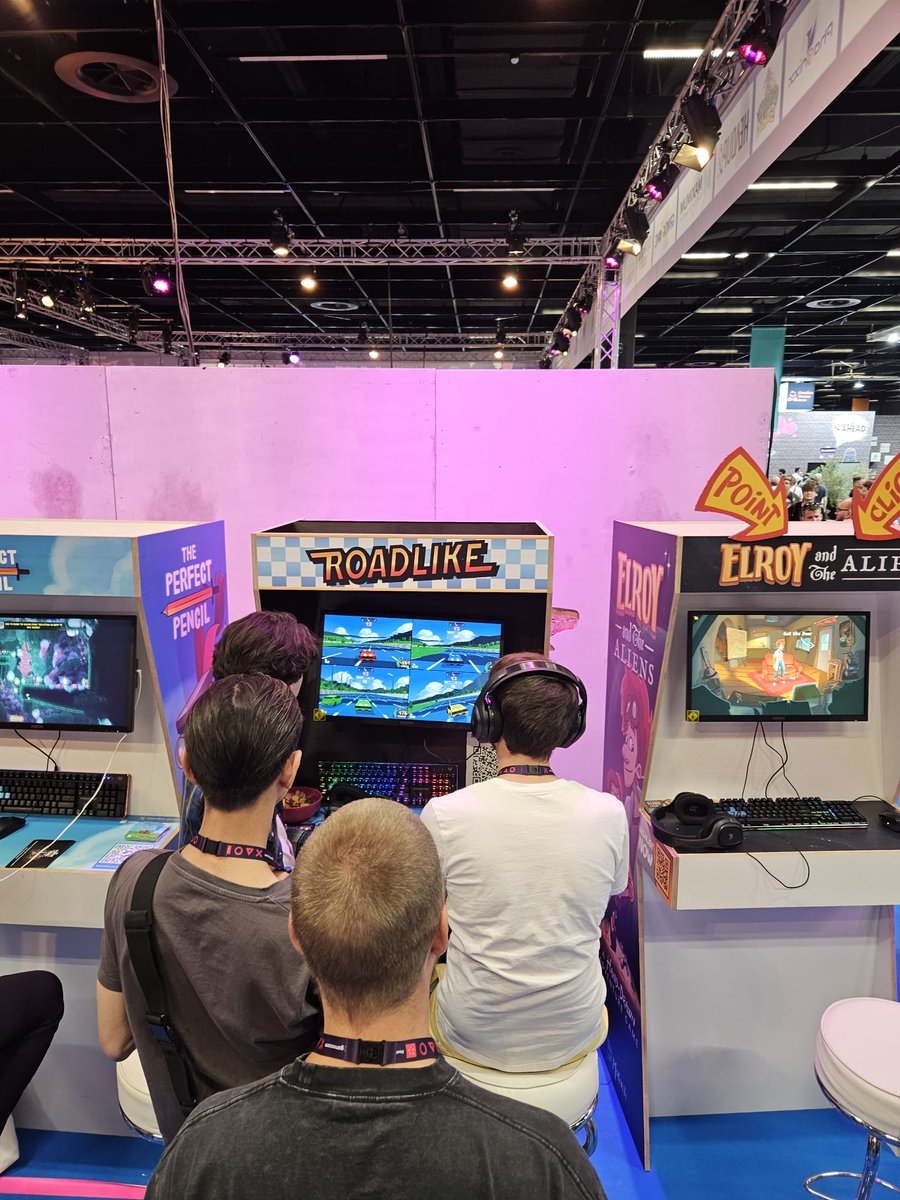 FallosophyGame's tweet photo. It's day 2 at #gamescom2024 at the @IndieArenaBooth! Things are heating up at the Roadlike booth.

Did you know you can play the demo at home while gamescom is on?  🚗 🚗 

https://t.co/MaBNH8xalb https://t.co/foxEIgk5Mm