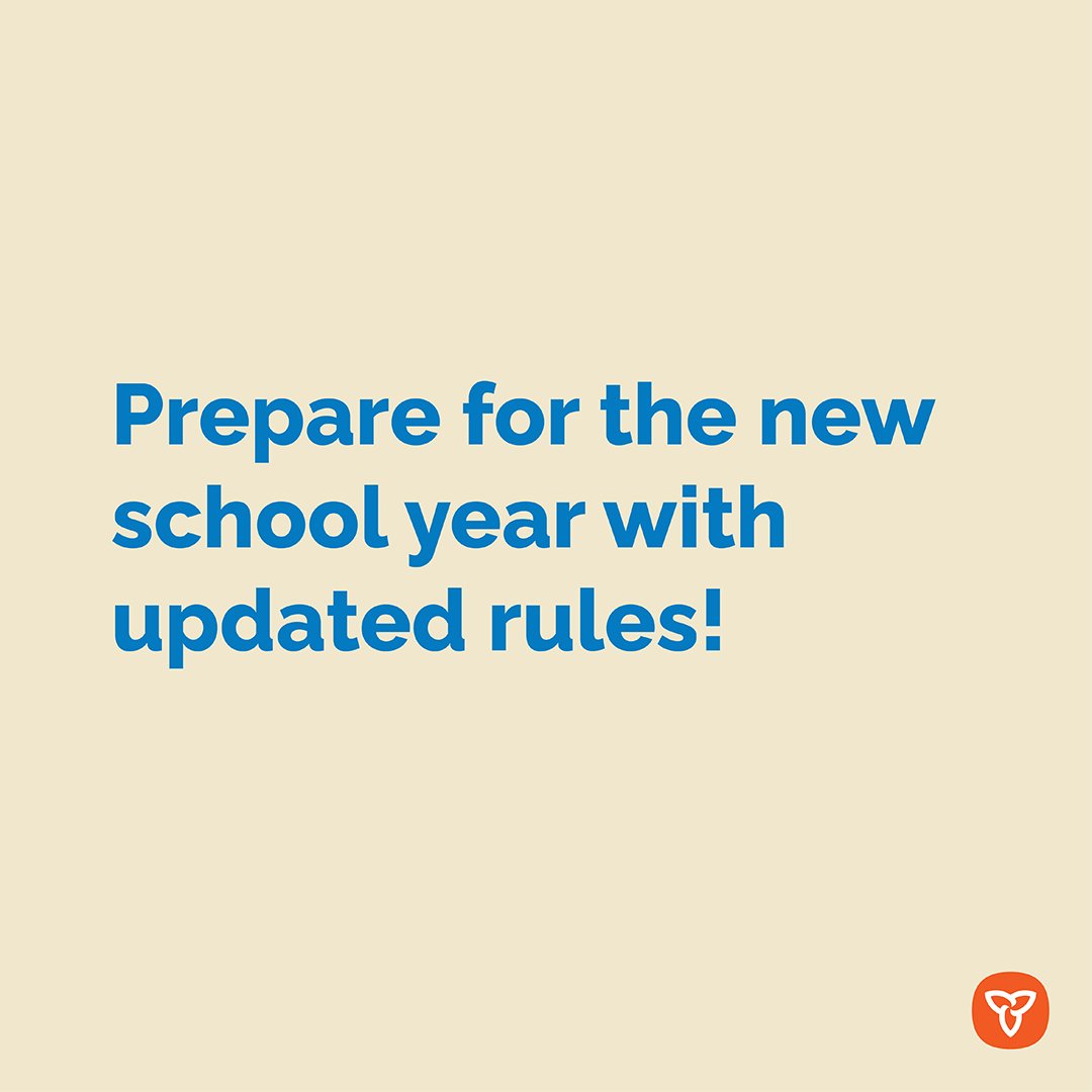 Looking for ways to prepare your child for the new school year? 

Here’s what you can do:
 
👨🏾‍👧🏾‍👧🏾Discuss the new cellphone rules with your kids.
📵Set clear cellphone rules with your kids to keep them focused on learning so they can go #BackToBasics

Ontario.ca/CellphonesInSc…