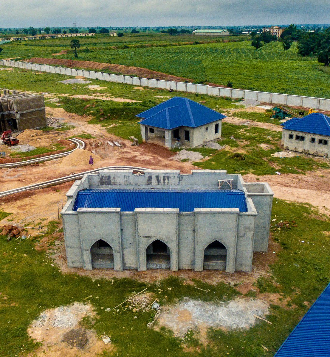 Abdool85's tweet image. Update on the construction of the Technical and Vocational Skills Acquisition City in Rigachikun, Igabi LGA: This is one of the three Skills Acquisition Cities being constructed by Governor @ubasanius, with one in each Senatorial District - Soba, Igabi, and Samaru Kataf.…