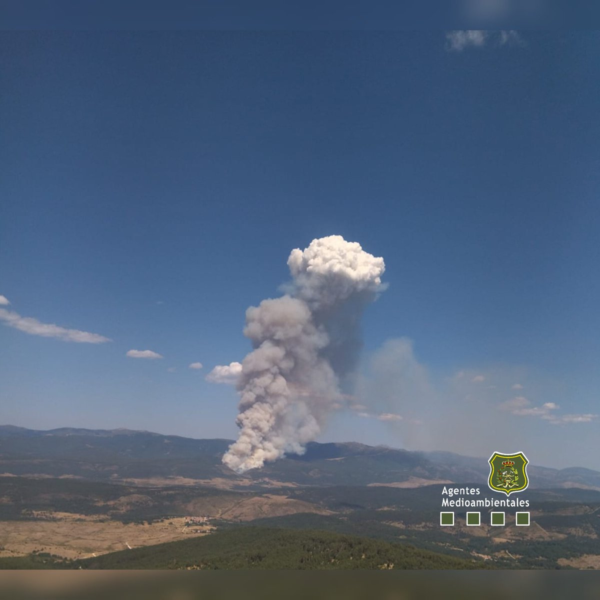 apamcyl's tweet photo. Mucho ánimo y mucha fuerza a todos los medios de extinción que luchan por controlar el incendio de Monterrubio de la Demanda 
Desde las 15:00 horas
#Burgos
#IFMonterrubiodelaDemanda https://t.co/ZvwCzuc8oj