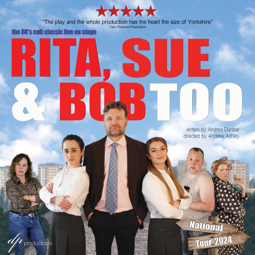 lsqtheatre's tweet photo. Andrea Dunbar’s semi-autobiographical work, Rita, Sue and Bob Too, comes to us for one night only on 15 September.

It's a funny, touching and vibrant play, full of wicked humour and is a stark snapshot of 1980s northern working-class life.

📅 15 Sept
🎟️ https://t.co/oPqUE3p07W https://t.co/8NIls8mbRv