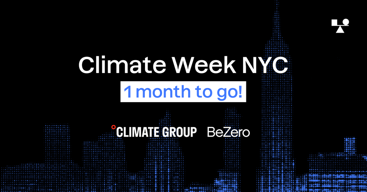 See you in NYC! 🗽

We're looking forward to Climate Week NYC, where our team will be on the ground to discuss ways to strengthen carbon markets for urgent climate action.

📅 Make sure to check our agenda and book a meeting with our team of experts: hubs.li/Q02Mby6D0