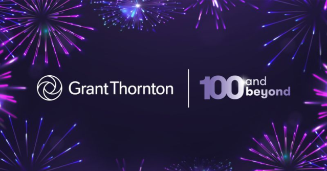 RUSSOCPANYC's tweet photo. We’re celebrating an extraordinary milestone at @GrantThorntonUS: 100 years! I’m proud to be part of #TeamGT and this milestone — and can’t wait to be part of Grant Thornton’s next chapter as we celebrate 100 and beyond! #GT100Years https://t.co/XhyLHldk2b