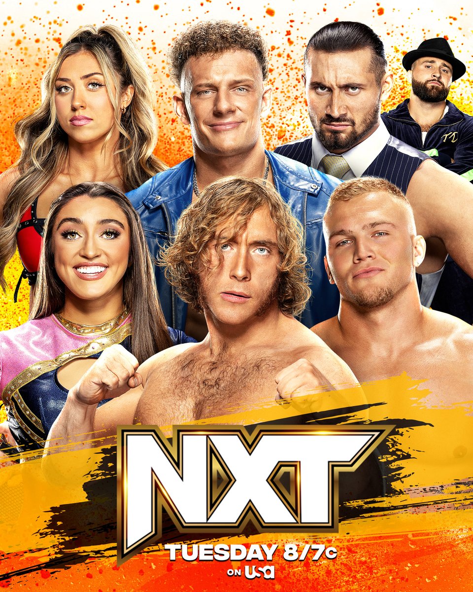 WWENXT's tweet photo. The D'Angelo Family and No Quarter Catch Crew write another chapter in their rivalry when they go to battle in a Six-Person Mixed Tag Team Match NEXT WEEK on #WWENXT!
📺 8/7c on @USANetwork https://t.co/Bw28ps9inw