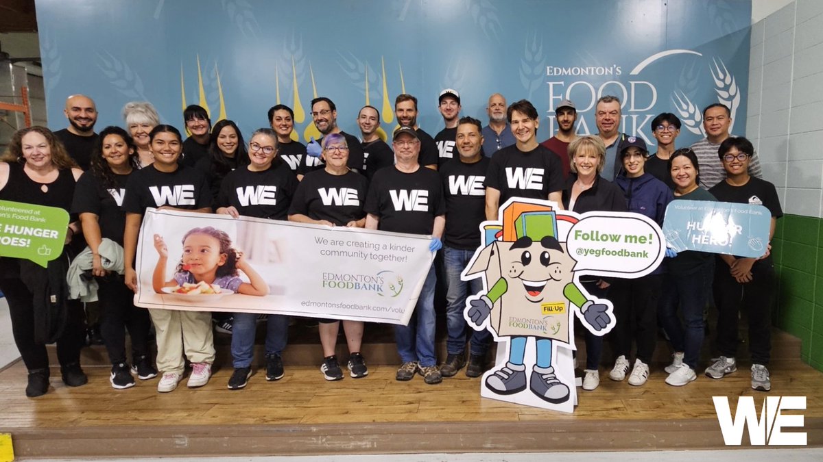 WilliamsEngCA's tweet photo. Our Edmonton team spent Sunday morning volunteering at Edmonton's Food Bank. WE are committed to supporting our communities, and this was a fantastic opportunity to give back and help support an amazing organization.

#brightenlives #volunteering #cometogether #yegfoodbank https://t.co/7i8nhSWtUq