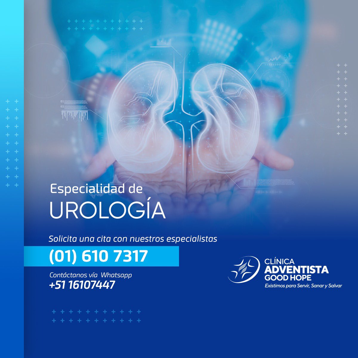 En la #ClínicaAdventistaGoodHope, nos preocupamos en el bienestar urológico. Nuestro equipo de expertos en #urología está comprometido con ofrecer una atención personalizada, desde la prevención hasta el tratamiento urológico. 

📞 016107317 
📲bit.ly/3qdMwX7